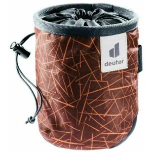 Deuter Gravity Chalk Bag I Red Wood Scratches/Graphite 0,8 L Vrecko a magnézium pre horolezectvo