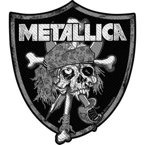 Metallica Raiders Skull Nášivka Čierna