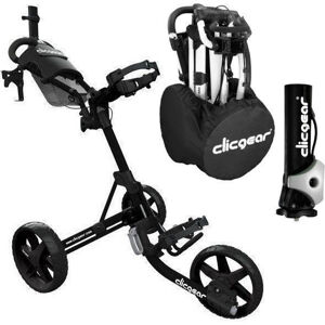 Clicgear Model 4.0 Deluxe SET Matt Black Manuálny golfový vozík
