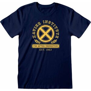 X-Men Tričko Xavier Institute Badge Modrá 2XL