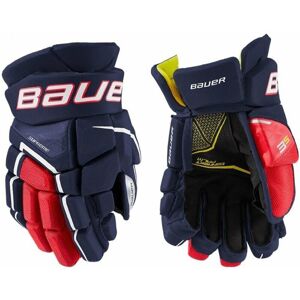 Bauer Hokejové rukavice S21 Supreme 3S JR 10 Navy/Red