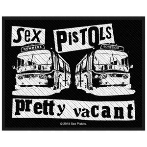 Sex Pistols Pretty Vacant (Retail Pack) Nášivka Čierna