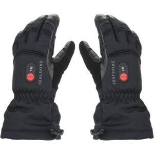 Sealskinz Waterproof Heated Gauntlet Glove Black L Cyklistické rukavice