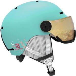 Salomon Grom Visor Ski Helmet Aruba Glossy M 19/20