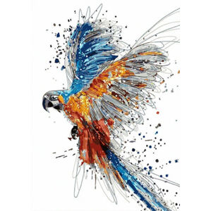 Gaira Maľovanie podľa čísiel Papagáj