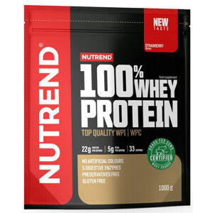 NUTREND 100% Whey Protein Jahoda 1000 g