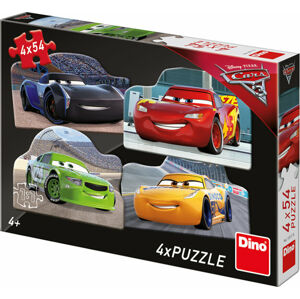Dino Puzzle Autá 3 Rivali 108 dielov