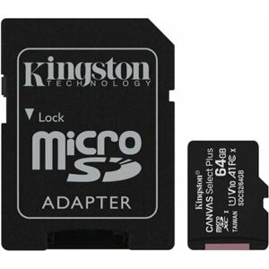 Kingston 64GB microSDXC Canvas Plus UHS-I Gen 3 SDCS2/64GB