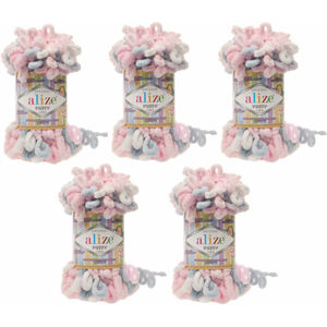 Alize Puffy Color SET 5864 Pink-Grey