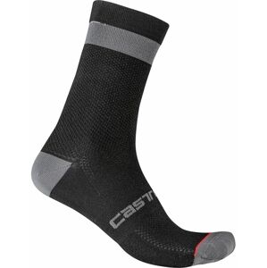 Castelli Alpha W 15 Socks Black/Dark Gray S/M