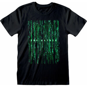 Matrix Tričko Coding Čierna L