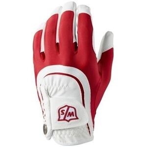 Wilson Staff Fit-All Mens Golf Glove Red/White LH