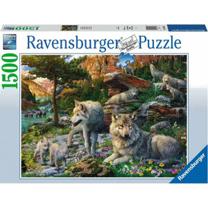 Ravensburger Puzzle Jarní vlci 1500 dielov