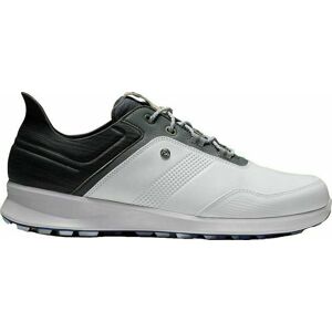 Footjoy Statos Mens Golf Shoes White/Charcoal/Blue Jay US 10,5 2022