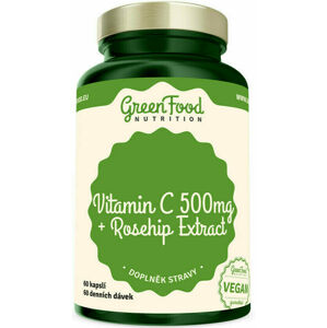 Green Food Nutrition Vitamín C 500 + Rosehip Extract Kapsule