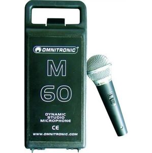 Omnitronic M-60 Vokálny dynamický mikrofón