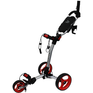 Axglo TriLite Silver/Red Golf Trolley