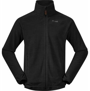 Bergans Outdoorová mikina Hareid Fleece Jacket NoHood Black XL