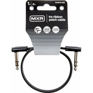 Dunlop MXR DCISTR1RR Ribbon TRS Cable Čierna 30 cm Zalomený - Zalomený