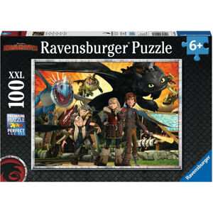 Ravensburger Puzzle Ako vycvičiť draka Priatelia drakov 100 dielov