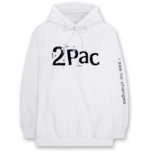 2Pac Mikina I See No Changes White XL