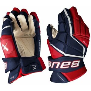 Bauer S22 Vapor 3X Pro Glove SR 15 Navy/Red/White Hokejové rukavice