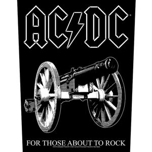 AC/DC For Those About To Rock Nášivka Čierna