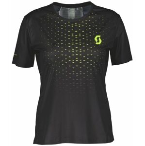 Scott RC Run SS Womens Shirt Black/Yellow XS Bežecké tričko s krátkym rukávom