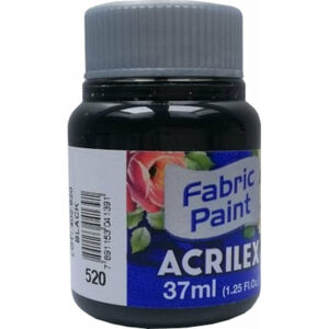 Acrilex 4140520 Farba na textil 37 ml Black