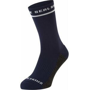 Sealskinz Foxley Mid Length Active Sock Navy/Grey/Cream L/XL Cyklo ponožky