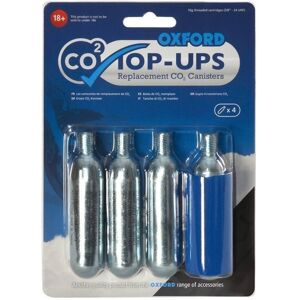 Oxford Top-ups CO2 Replacement Cartridges 4 Pack