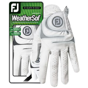 Footjoy WeatherSof Womens Golf Glove White/Grey LH M