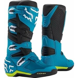 FOX Comp Boots Blue/Yellow 43 Topánky