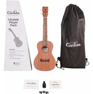 Cordoba Ukulele Player Pack Concert Koncertné ukulele Natural