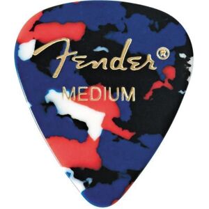 Fender 351 Shape Classic Celluloid Picks Confetti Medium