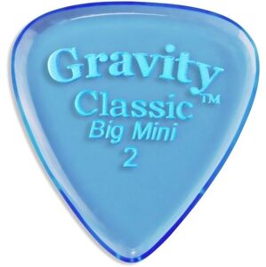 Gravity Picks GCLB2P Classic Big Mini 2.0mm Polished Blue