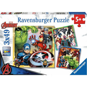 Ravensburger Puzzle Disney Marvel Avengers 3 x 49 dielov