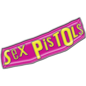 Sex Pistols Logo Odznak Ružová