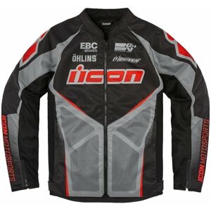 ICON - Motorcycle Gear Hooligan Ultrabolt™ Jacket Black 3XL Textilná bunda