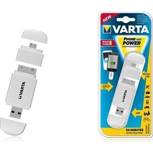 Varta Mini Powerpack 2 Adaptors White