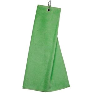 Masters Golf Tri Fold Velour Towel Lime/Green