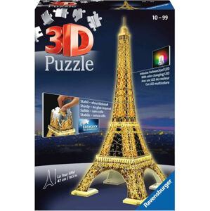 Ravensburger 3D Puzzle Eiffel Tower Nočná edícia 216 dielov