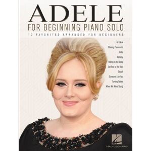 Adele For Beginning Piano Solo Noty