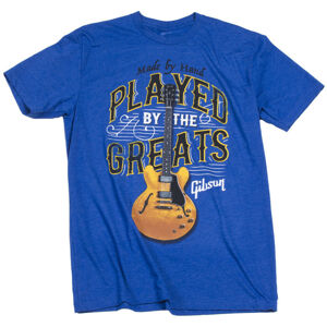 Gibson Tričko Played By The Greats Modrá 2XL