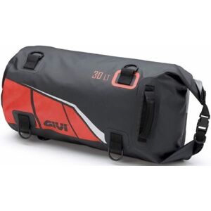 Givi EA114BR Waterproof Cylinder Seat Bag 30L Black/Red