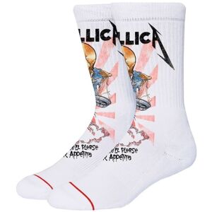 Metallica And Justice For All Pushead Biela Hudobné ponožky