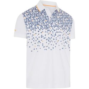 Callaway Abstract Chev Mens Polo Bright White S