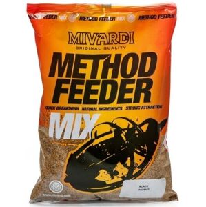 Mivardi Method Feeder Mix Black Halibut 1 kg Krmivo / Krmítková zmes