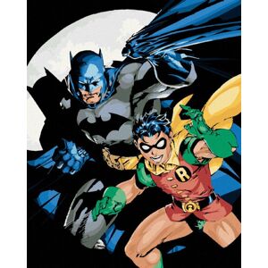 Zuty Maľovanie podľa čísiel Batman a Robin