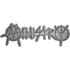 Ministry Logo Metal Odznak Šedá Hudobné odznaky